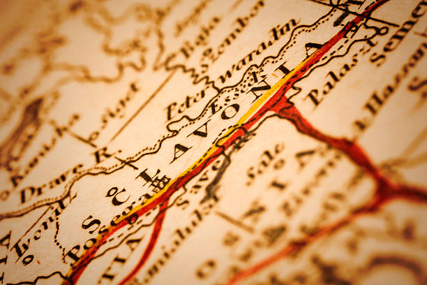 Sclavonia on an Antique map