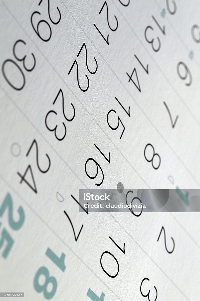 Calendário - Royalty-free Almanaque - Publicação Foto de stock