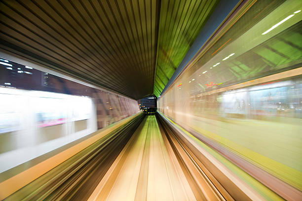 istock Blurred motion on the Subway in Tokyo. 478100874
