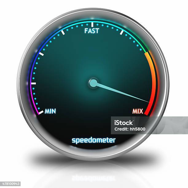 Speedometer Icon Stock Photo - Download Image Now - Internet, Speedometer, Bandwidth