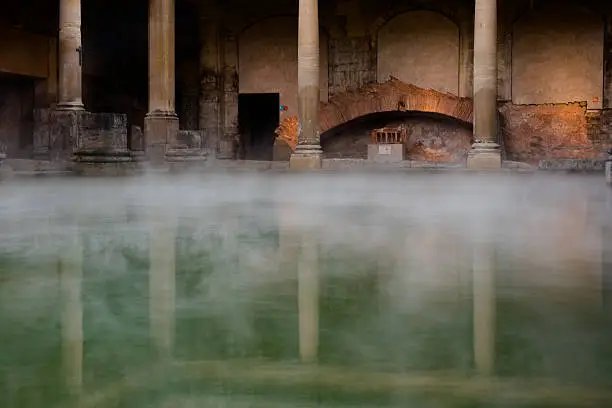 Roman Bath in England.
