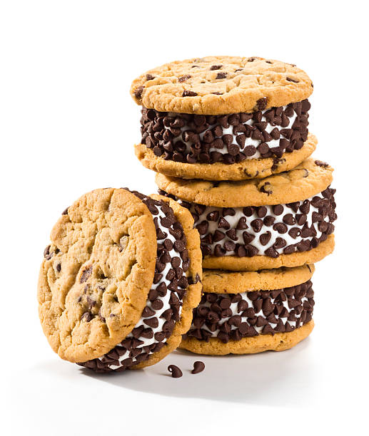 Chocolate Chip Cookie Ice Cream Sandwiches