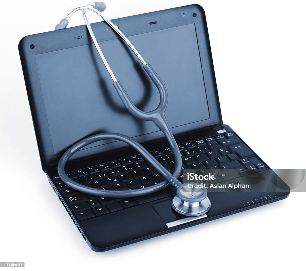 Stethoscope and computer Accessibility Stock Photo