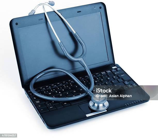 Stethoscope And Computer Stock Photo - Download Image Now - Accessibility, Computer, Computer Key