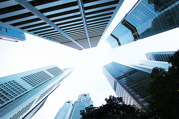 istock Office buildings in Singapore 478104615