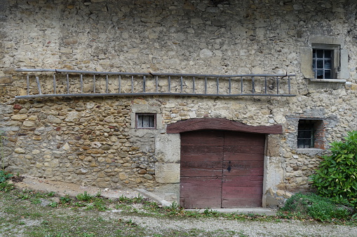 Old barn door. 