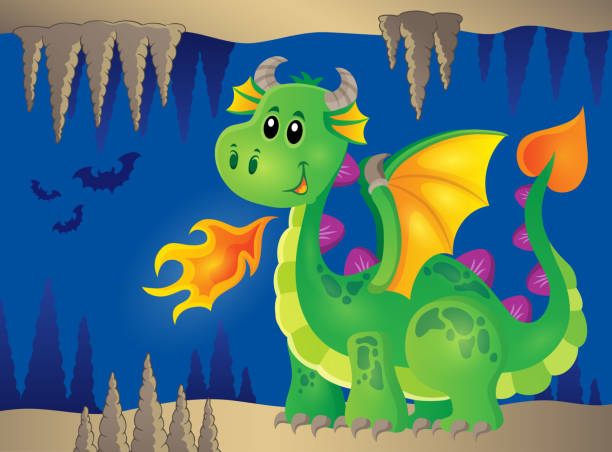 Image With Happy Dragon Theme 2 Stock Illustration - Download