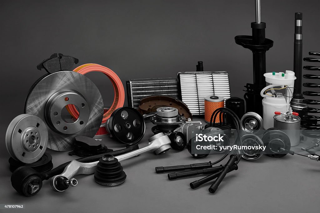 Auto Parts Stock Photo - Download Image Now - Spare Part, Car, Machine Part  - iStock