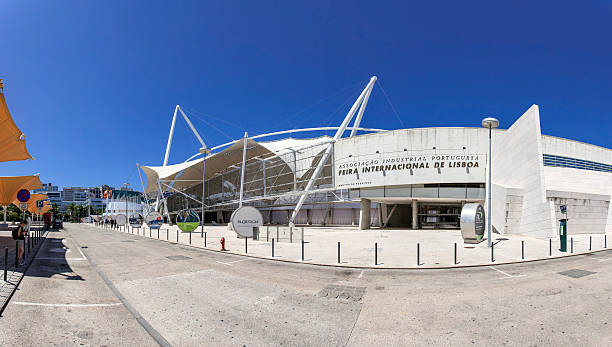 Lisbon, Portugal - August 02, 2013: FIL - Feira Internacional de Lisboa (International Fair of Lisbon) in Parque das Nacoes (Park of Nations).