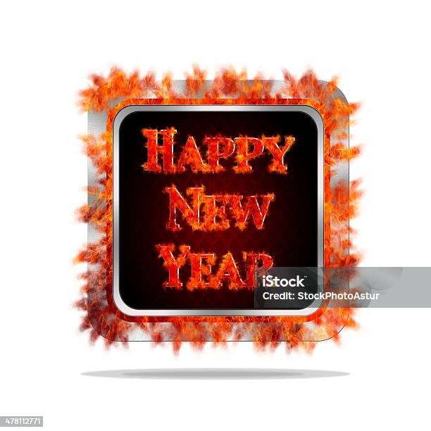 幸せな新年の書き込みボタンをクリックします - 2014年のストックフォトや画像を多数ご用意 - 2014年, お祝い, イラストレーション