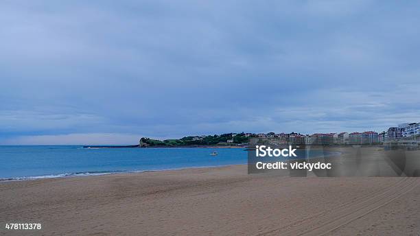 Beach Of Saint Jean De Luz Stock Photo - Download Image Now - 2015, Beach, France