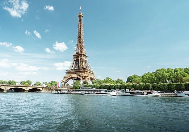 istock Seine in Paris with Eiffel tower in morning time 478113840