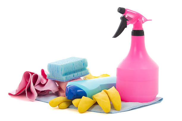 istock Bottles of dishwashing liquid and kitchen cleaners 478113978