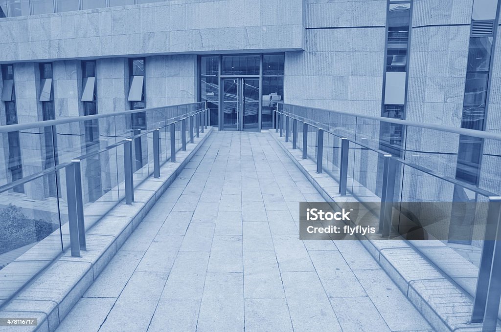 aisle in modern building Abstract Stock Photo