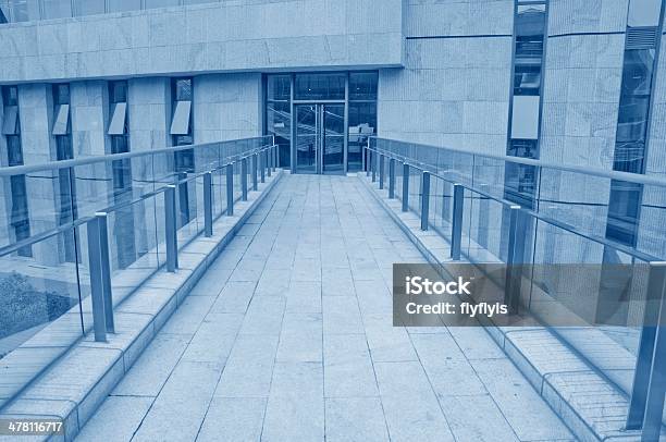 Aisle In Modern Building Stock Photo - Download Image Now - Abstract, Aisle, Architecture