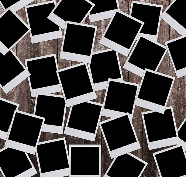 istock Blank photos on wooden 478116856