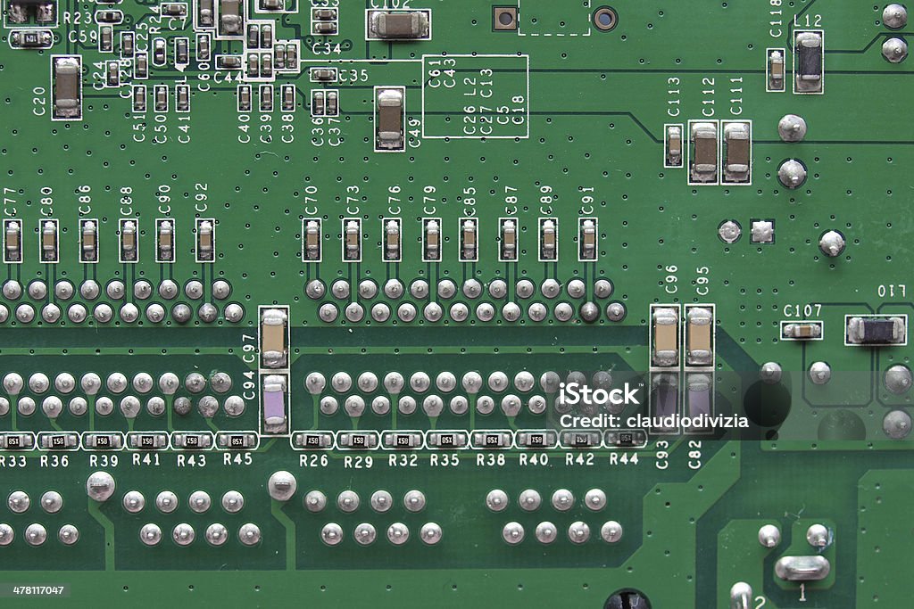 Circuitos impresos - Foto de stock de Cable libre de derechos