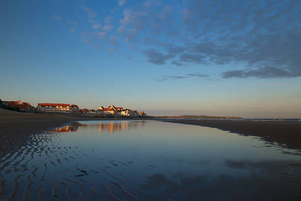 Wissant at dusk - Opal Coast, France.