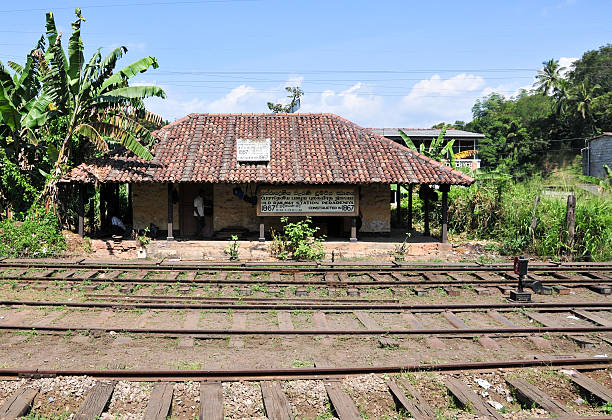 istock Rail track and station in Sri Lanka 478121666