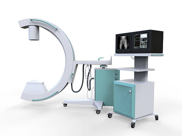c アームスキャナーの x 線マシン - radiologist cat scan x ray cat scan machine ストックフォトと画像