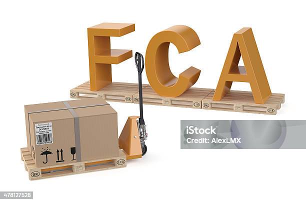 Fca Concept Stock Photo - Download Image Now - 2015, Airport, Box - Container