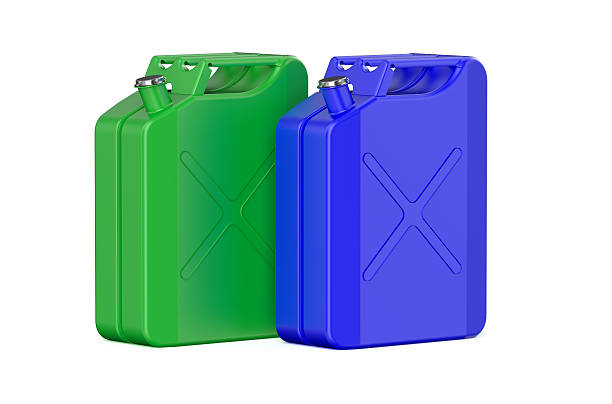 istock two colored steel jerrycans 478127602