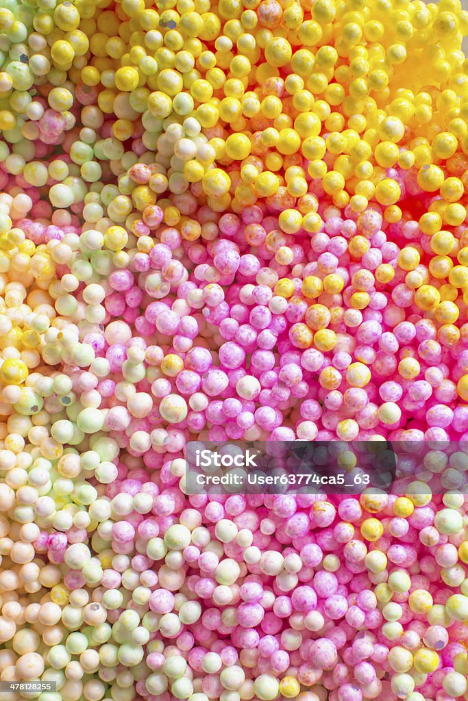 Colourful Polystyrene foam texture, background Polymer Stock Photo