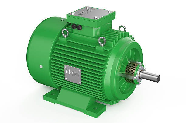 istock Green industrial electric motor 478134580