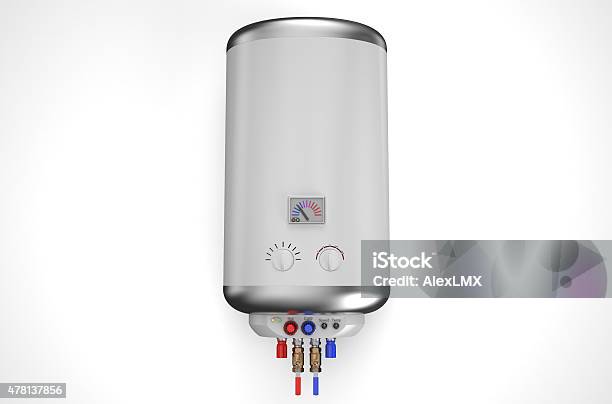 Electric Boiler Water Heater 2 Stock Photo - Download Image Now - 2015, Armored Tank, Boiling
