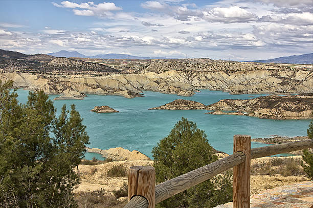 istock impressive dam colorful waters south of Spain 478142435