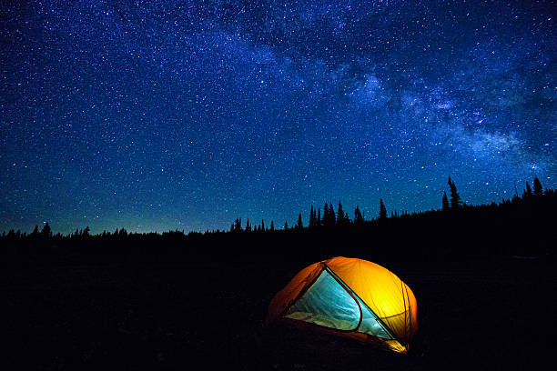 istock Tent and Milky Way Galaxy 478148446
