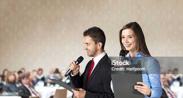 Business Conference Stock Photo - Download Image Now - Education, Spokesman, Adult