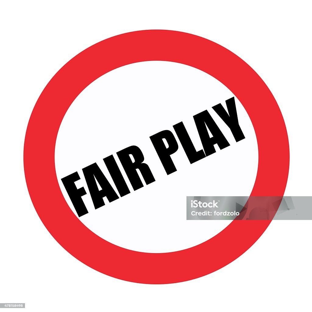 Fair play black stamp text on white 2015 stock illustration