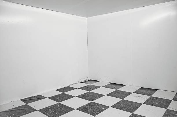 Mosaics floor room stock photo
