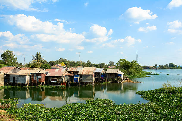 istock Colorful squatter shacks and houses in Saigon 478166194