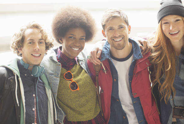 istock Friends smiling together outdoors 478167915