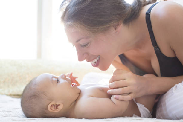 istock Mother playing with baby boy 478169085