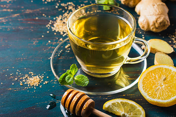 istock Cup of Ginger tea with lemon and honey 478169518