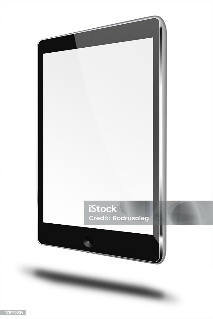 Black Tablet Computer Realistic Tablet Computer With Black Screen Stock Photo - Download ...