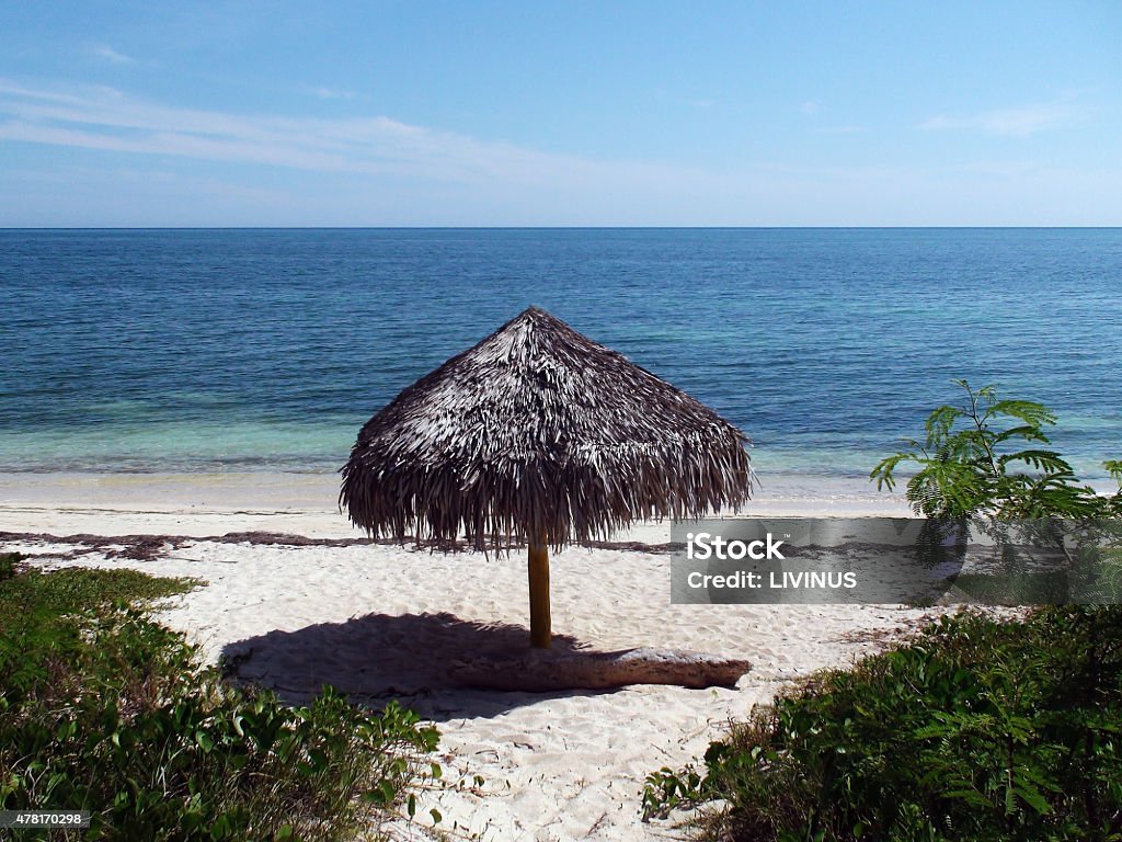 Relaxation Place On Beautiful Remote Caribbean Tropical Climate Beach 2015 Stock Photo