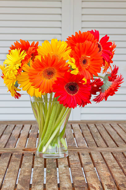 istock bouquet of gerbera flowers on table 478170769