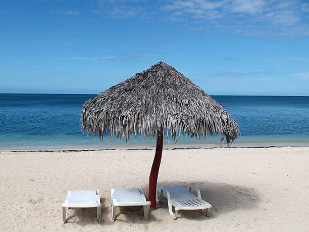 istock Relaxation Armchair On Beautiful Remote Caribbean Tropical Climate Beach 478170852