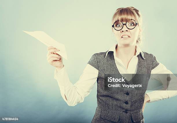 Fly Fear Woman Holding Airplane In Hand Stock Photo - Download Image Now - 2015, Adult, Air Vehicle