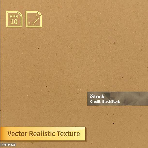 Vector Soft Clean Cardboard Texture Photo Texture For Your Design Stock Illustration - Download Image Now