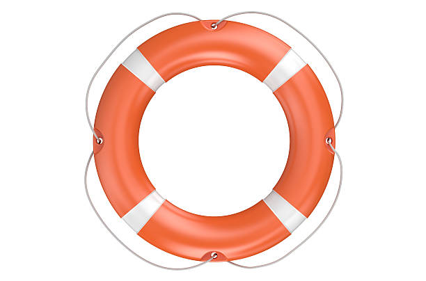 istock single orange lifebuoy closeup 478190780