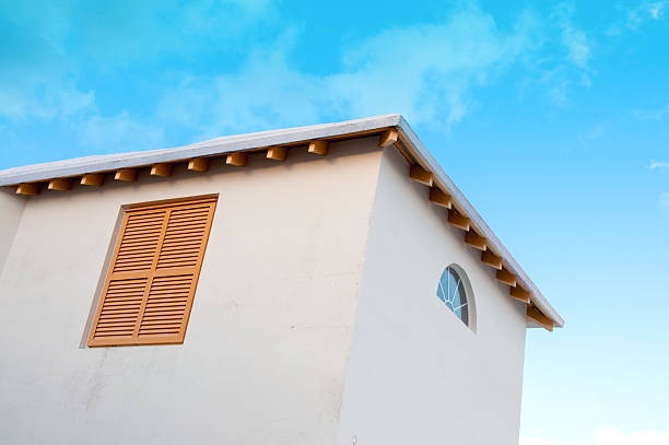 istock Bermuda House Roof and Sky 478191206