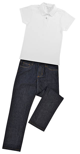 istock Jeans and polo shirt. Clipping path 478194083