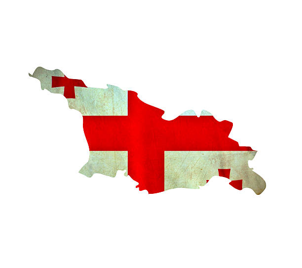 istock Map of Georgia isolated 478195601