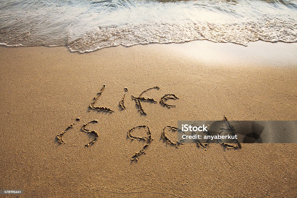 life is good well being concept Lifestyles Stock Photo