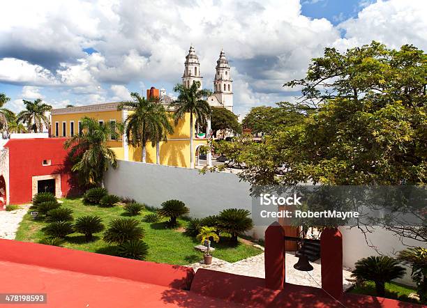 San Francisco De Campeche Stock Photo - Download Image Now - Campeche, Mexico, Cathedral